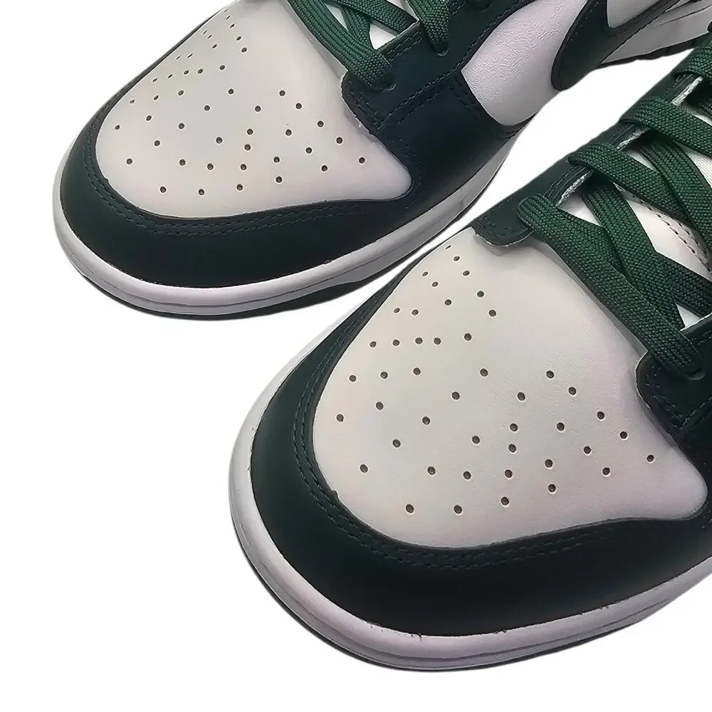 Nike Dunk Low Retro Michigan State White/Team Green Men's Size 11 NWT